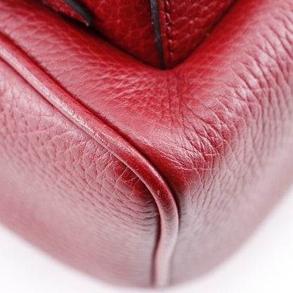 Gucci Soho Chain Backpack Leather, RED, LEATHER, Backpack