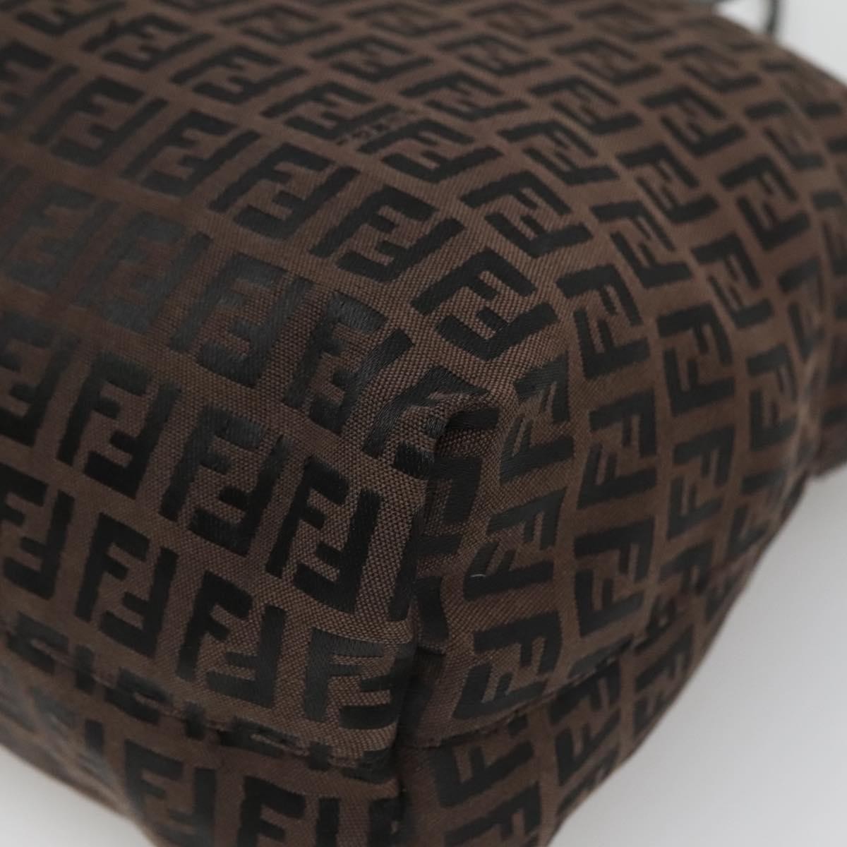 Fendi Roll Tote Zucca Canvas, BROWN, CANVAS, Tote bag