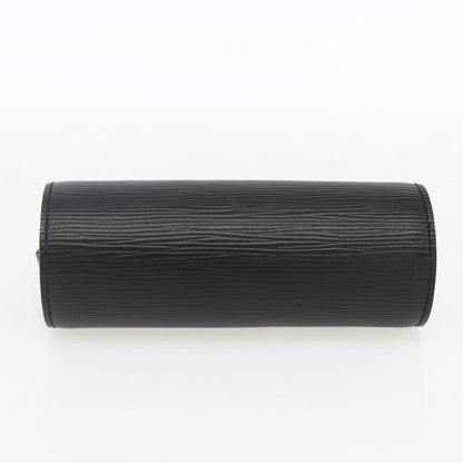 Louis Vuitton Soufflot Pochette Epi Leather, BLACK, LEATHER, Clutche & pouche