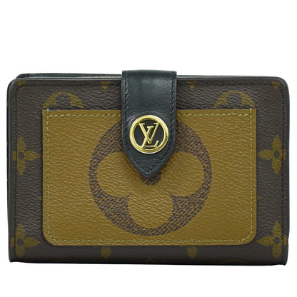 Louis Vuitton Juliette Wallet Reverse Monogram Canvas, BROWN, CANVAS, Wallets