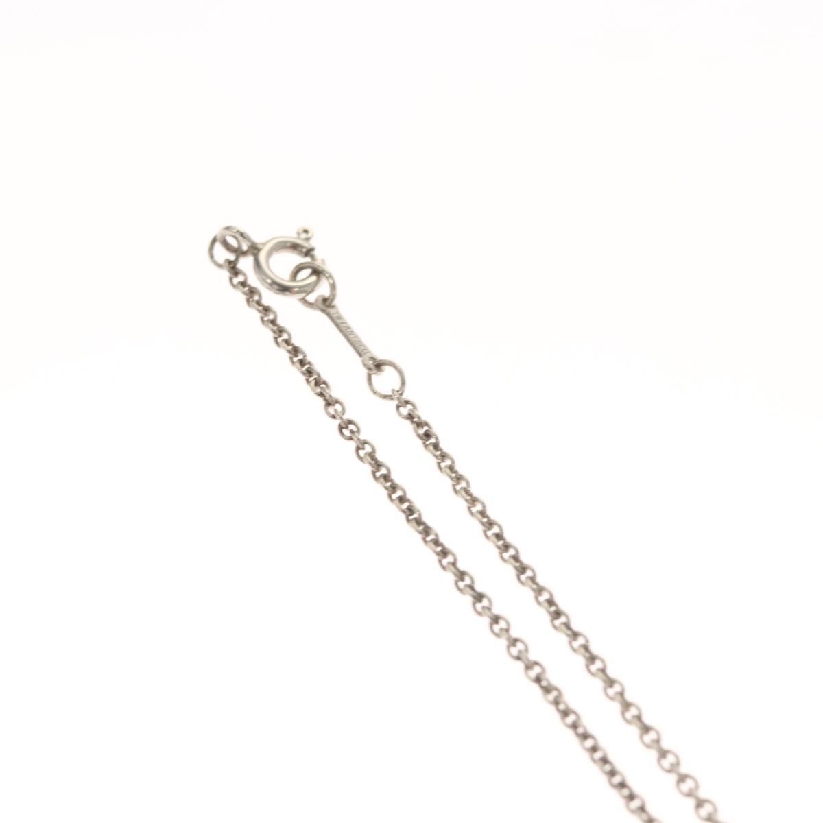 Tiffany & Co. Elsa Peretti Open Heart Pendant Necklace Sterling Silver, SILVER, SILVER, Necklace