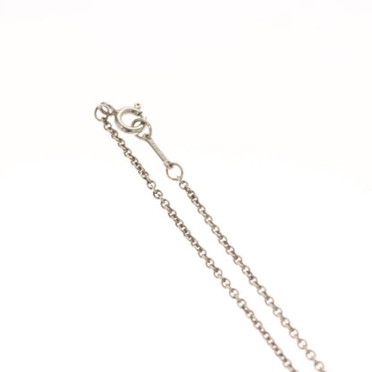 Tiffany & Co. Elsa Peretti Open Heart Pendant Necklace Sterling Silver, SILVER, SILVER, Necklace