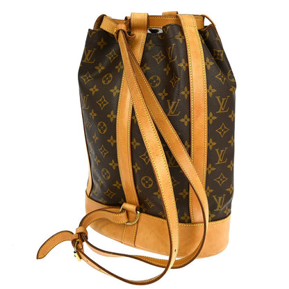Louis Vuitton Randonnee Backpack Monogram Canvas, Brown, Canvas, Shoulder Bag