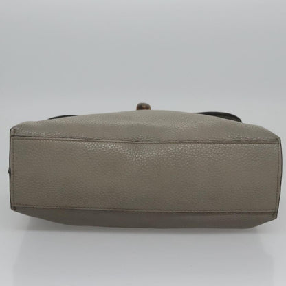 Gucci Bamboo Daily Top Handle Bag Leather, GRAY, LEATHER, Handbag