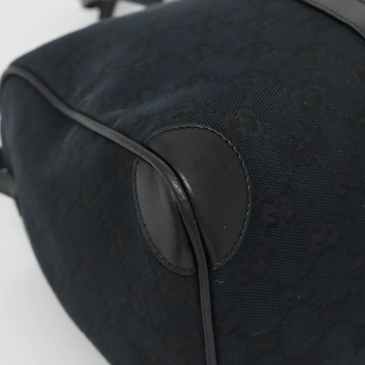 Gucci Vintage Zip Boston Bag GG Canvas, BLACK, CANVAS, Handbag