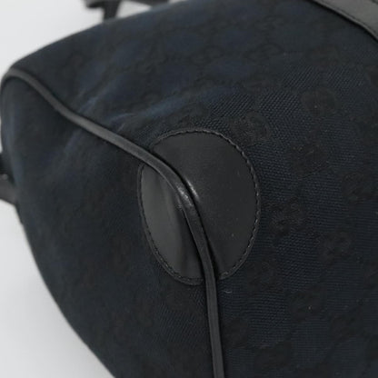 Gucci Vintage Zip Boston Bag GG Canvas, BLACK, CANVAS, Handbag