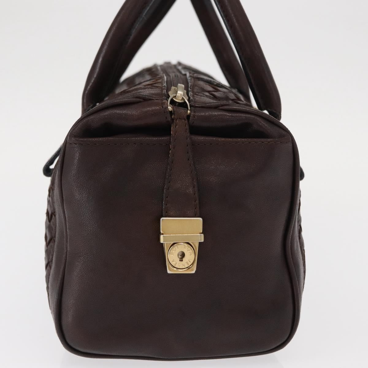 Bottega Veneta Intrecciato Handbag Leather, BROWN, LEATHER, Handbag