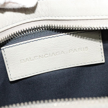 Balenciaga Cherche Midi Chain Shoulder Bag Leather, GRAY, LEATHER, Shoulder bag
