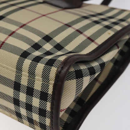Burberry Nova Check Handbag Nova Check Canvas and leather, BEIGE, NYLON, Handbag