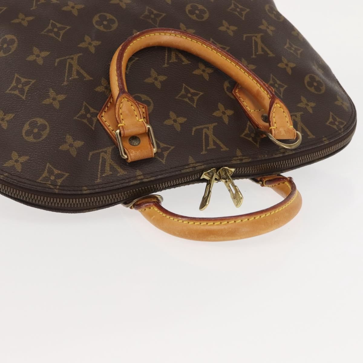 Louis Vuitton Alma Handbag Monogram Canvas, BROWN, CANVAS, Handbag