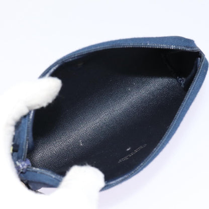 Christian Dior Vintage Trotter Pouch Diorissimo Canvas, NAVY, CANVAS, Clutche & pouche