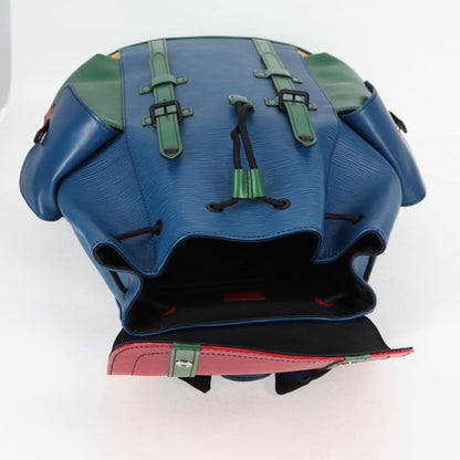 Louis Vuitton Christopher Backpack Epi Leather, MULTICOLOUR, LEATHER, Backpack
