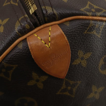 Louis Vuitton Keepall Bag Monogram Canvas, BROWN, CANVAS, Travel bag