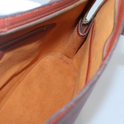 Louis Vuitton Lussac Handbag Epi Leather, BROWN, LEATHER, Shoulder bag