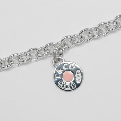 Tiffany & Co. 1837 Round tag bracelet Silver 925, SILVER, SILVER, Bracelet