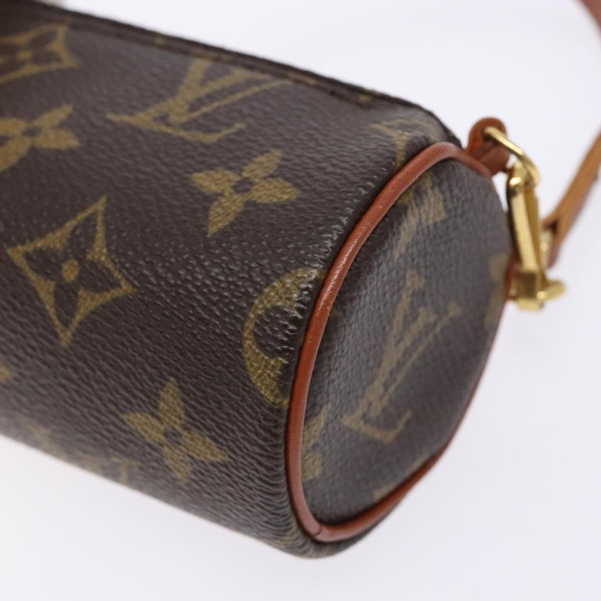 Louis Vuitton Papillon Pochette Monogram Canvas, BROWN, CANVAS, Handbag