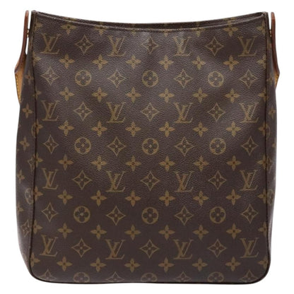 Louis Vuitton Looping Handbag Monogram Canvas, BROWN, CANVAS, Handbag