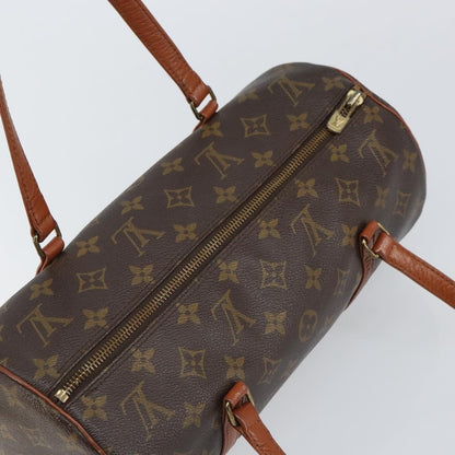 Louis Vuitton Papillon Handbag Monogram Canvas, BROWN, CANVAS, Handbag