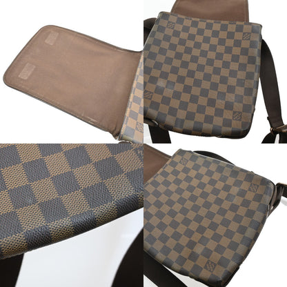 Louis Vuitton Brooklyn Handbag Damier, Brown, Canvas, Shoulder Bag