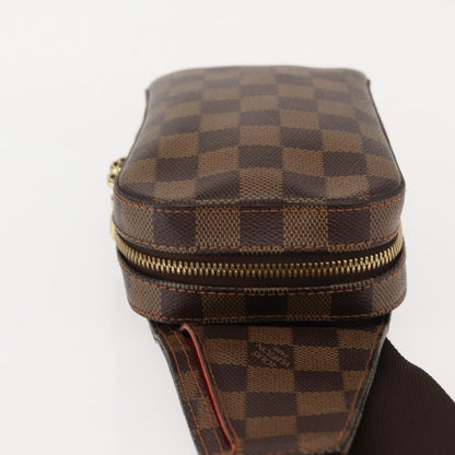 Louis Vuitton Geronimos Waist Bag Damier, BROWN, CANVAS, Shoulder bag