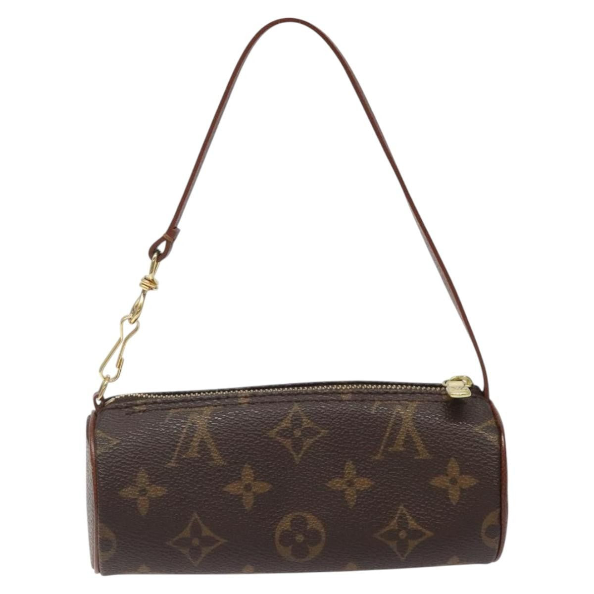 Louis Vuitton Papillon Pochette Monogram Canvas, BROWN, CANVAS, Handbag
