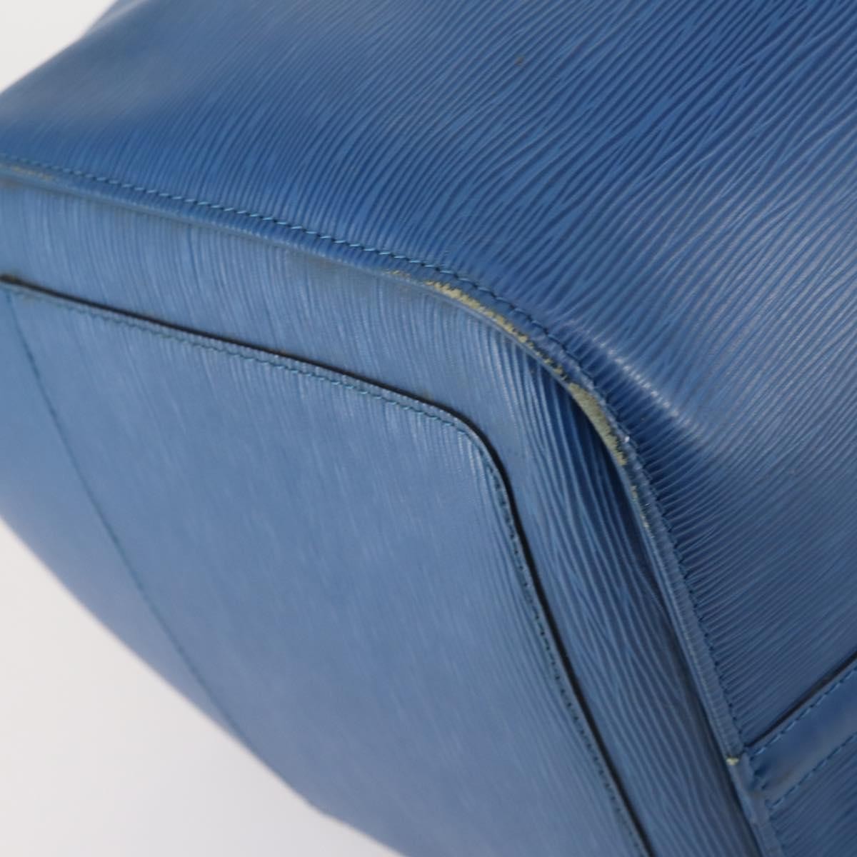 Louis Vuitton Keepall Bag Epi Leather, BLUE, LEATHER, Travel bag