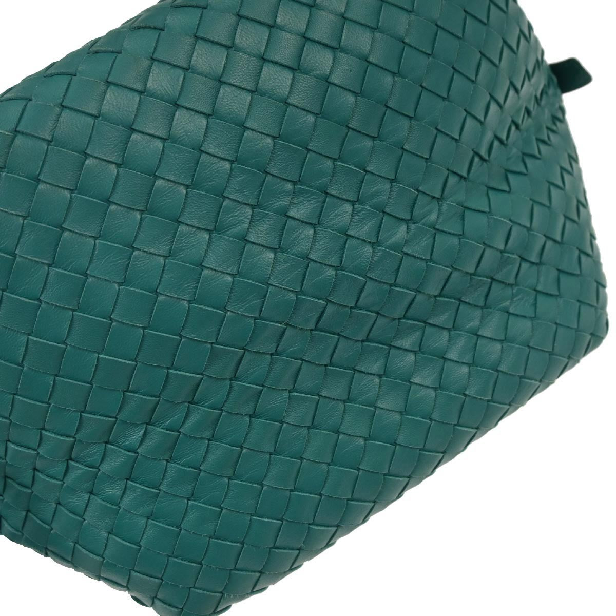 Bottega Veneta Zip Cube Messenger Intrecciato Nappa, GREEN, LEATHER, Shoulder bag