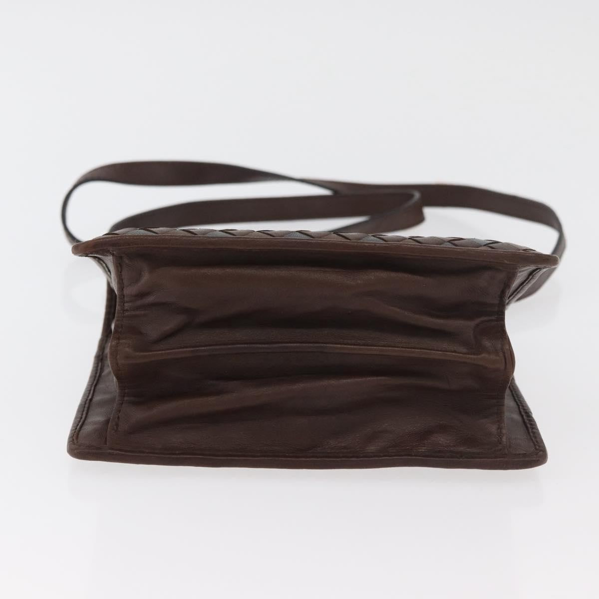 Bottega Veneta Intrecciato Handbag Leather, Brown, Leather, Handbag