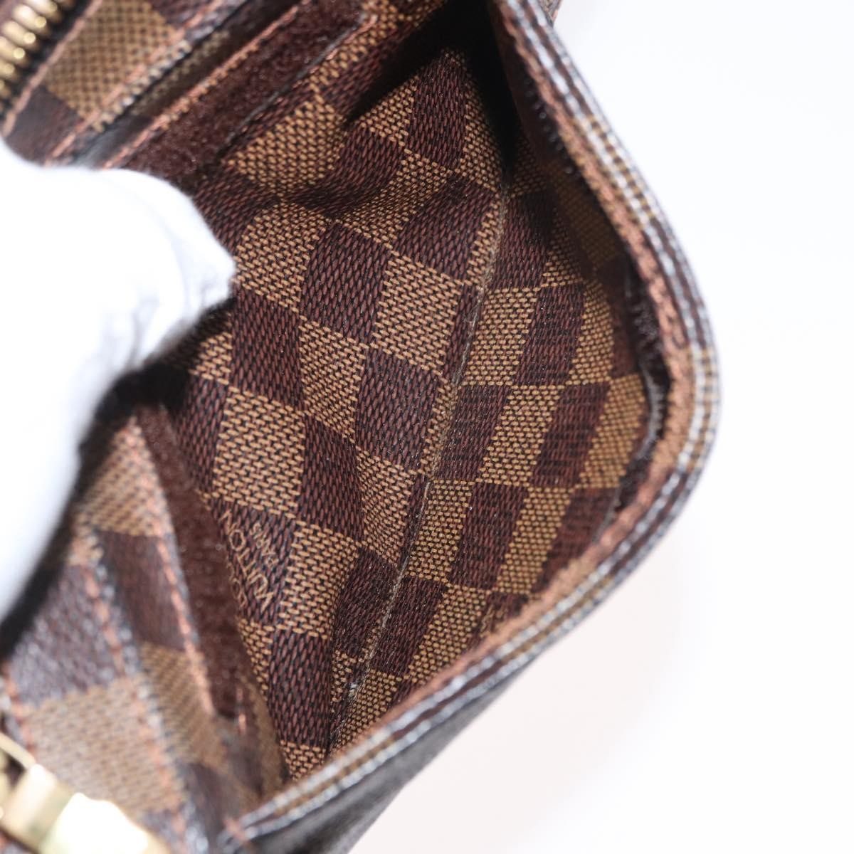 Louis Vuitton Geronimos Waist Bag Damier, BROWN, CANVAS, Shoulder bag