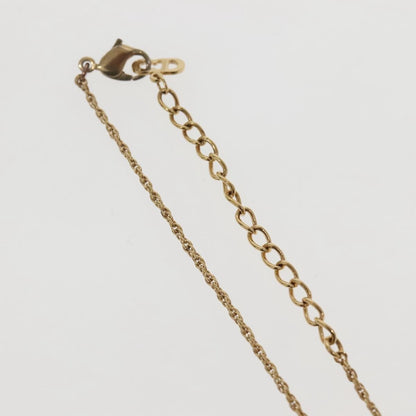 Christian Dior CD Round Pendant Necklace Metal, GOLD, METAL, Necklace