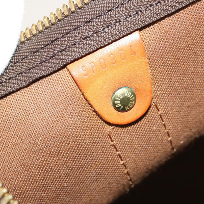 Louis Vuitton Keepall Bag Monogram Canvas, BROWN, CANVAS, Travel bag