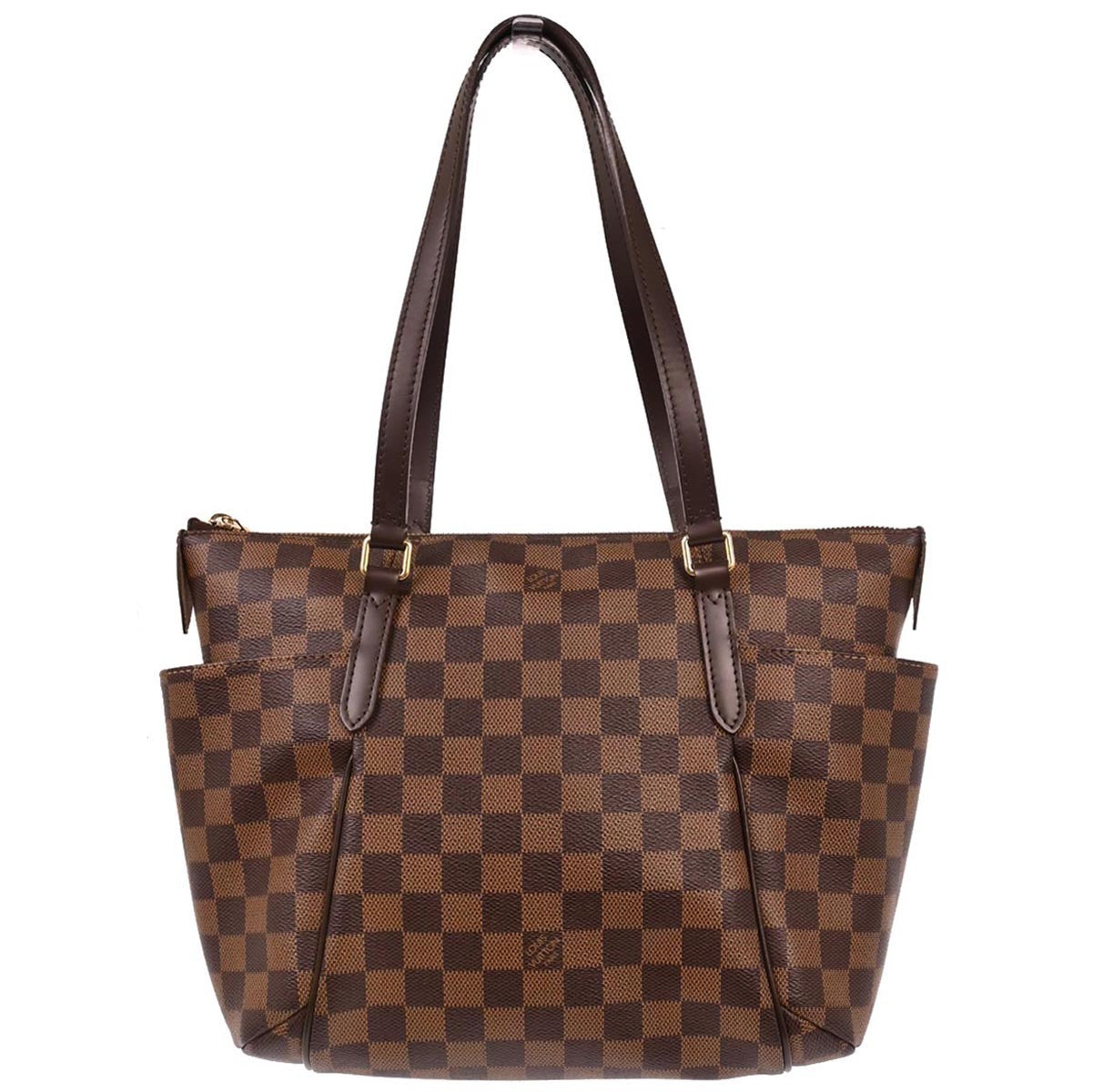 Louis Vuitton Totally Handbag Damier, Brown, Canvas, Tote Bag