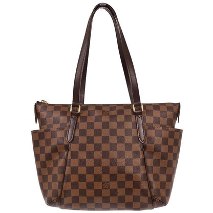 Louis Vuitton Totally Handbag Damier, Brown, Canvas, Tote Bag