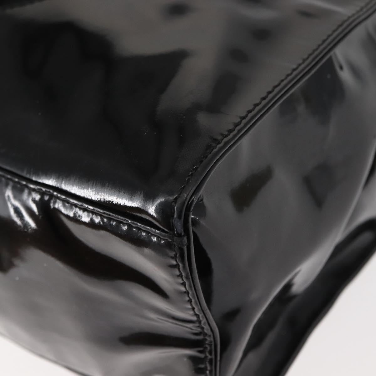 Chanel Coco Mark Patent Leather, BLACK, PATENT_LEATHER, Shoulder bag
