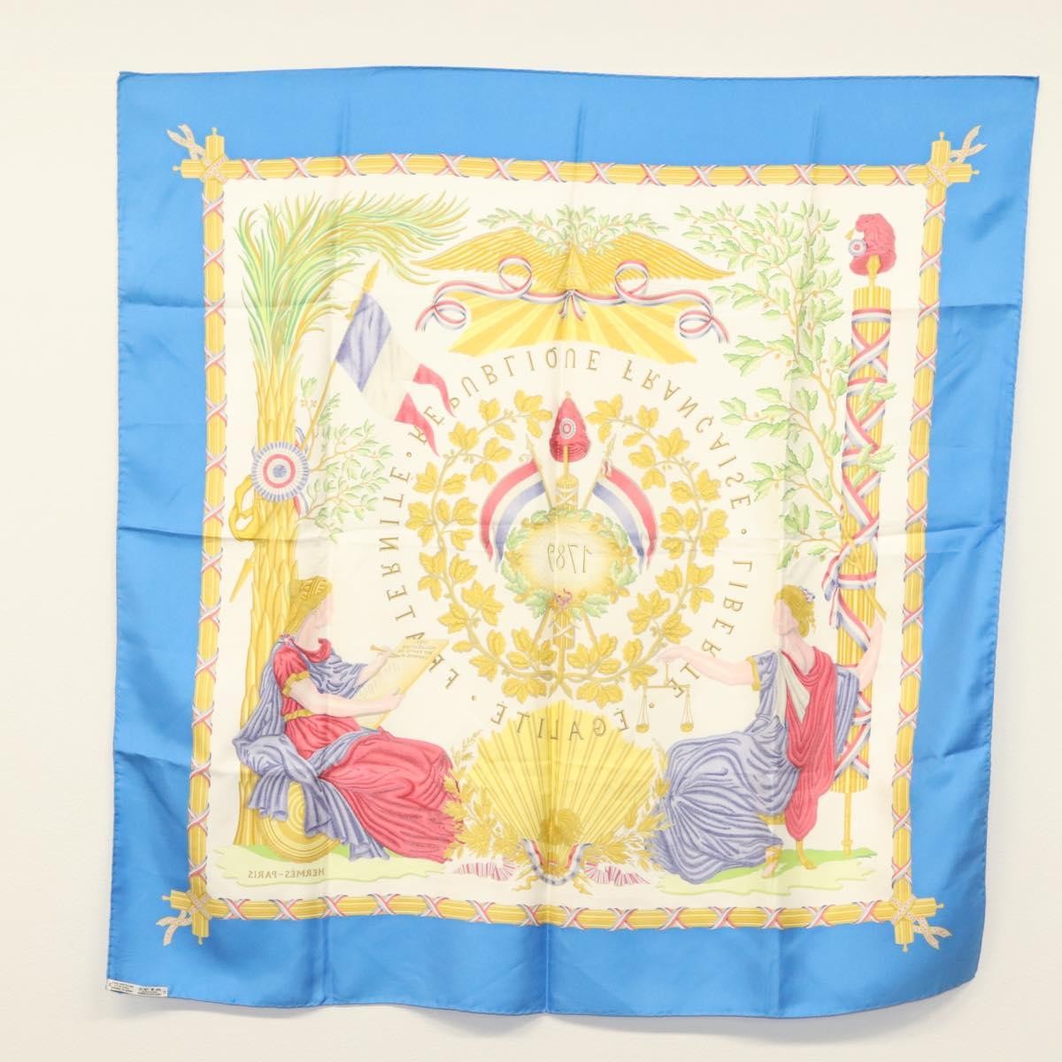 Hermes Carré 90 Silk multicolor, WHITE, SILK, Scarve & shawl