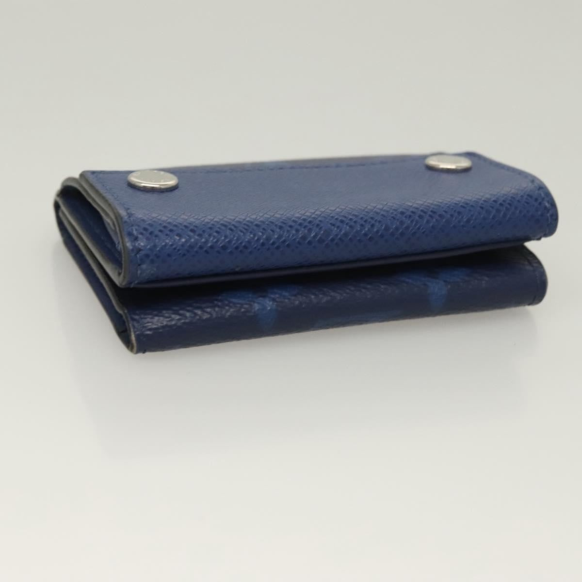 Louis Vuitton Discovery Wallet Monogram Taigarama, BLUE, LEATHER, Wallets