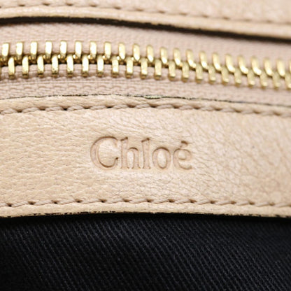Chloe Ethel Tote Leather, BEIGE, LEATHER, Tote bag