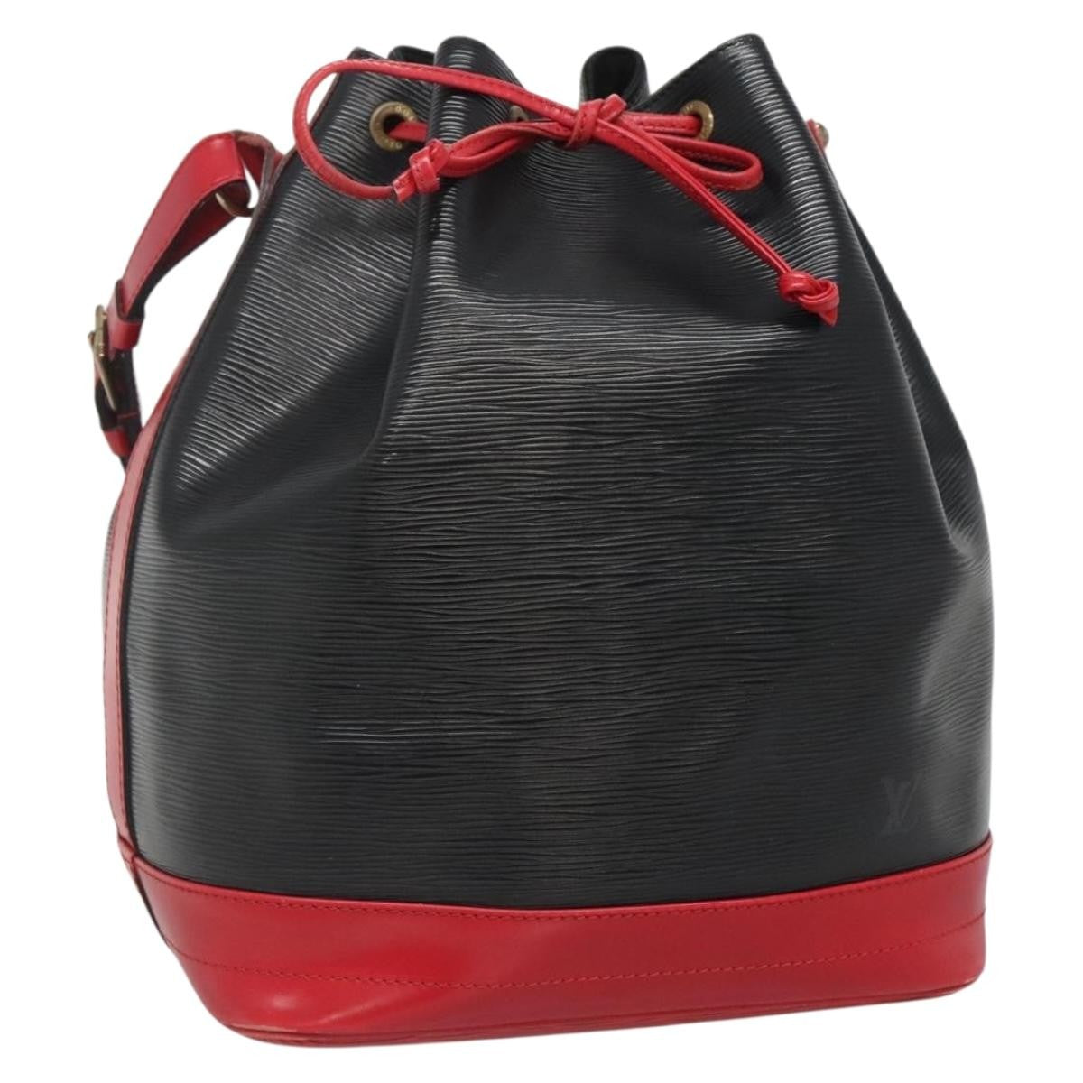 Louis Vuitton Bicolor Noe Handbag Epi Leather, Black, Leather, Shoulder Bag