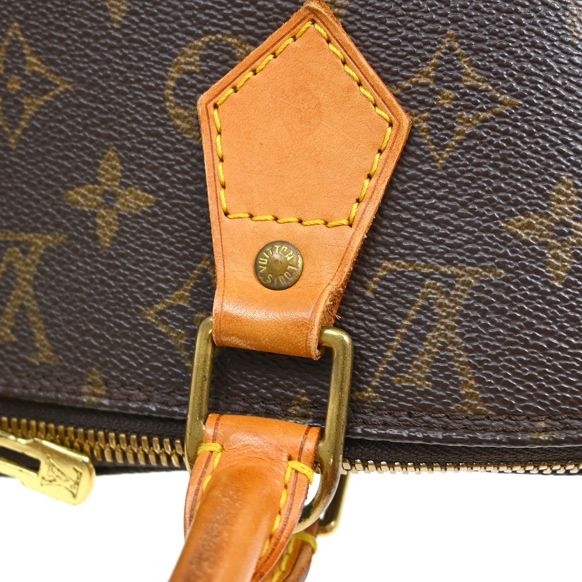 Louis Vuitton Vintage Alma Handbag Monogram Canvas, Brown, Canvas, Handbag