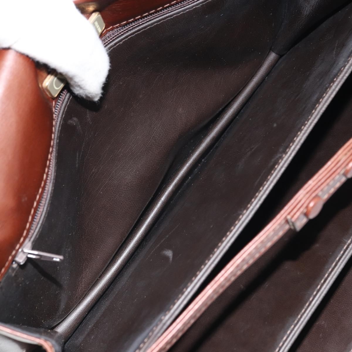 Valentino Garavani Vintage shoulder bag Leather, BROWN, LEATHER, Shoulder bag