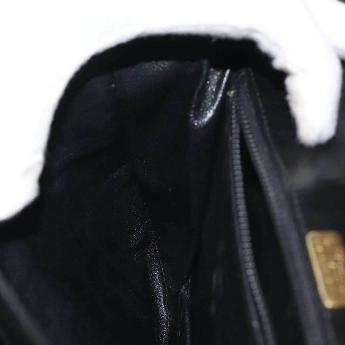 Bally Vintage Shoulder Bag Leather, Black, Leather, Shoulder Bag