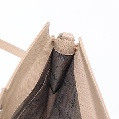 Salvatore Ferragamo Gancini Shoulder Bag Leather, BEIGE, LEATHER, Shoulder bag