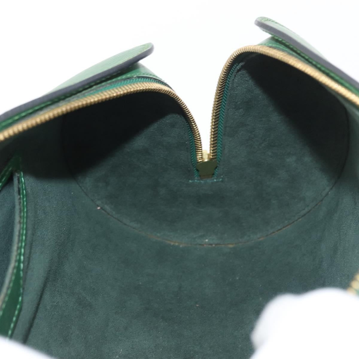 Louis Vuitton Soufflot Handbag Epi Leather, Green, Leather, Handbag