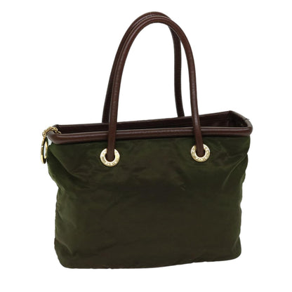 Celine Vintage Macadam Handbag Macadam, KHAKI, NYLON, Handbag