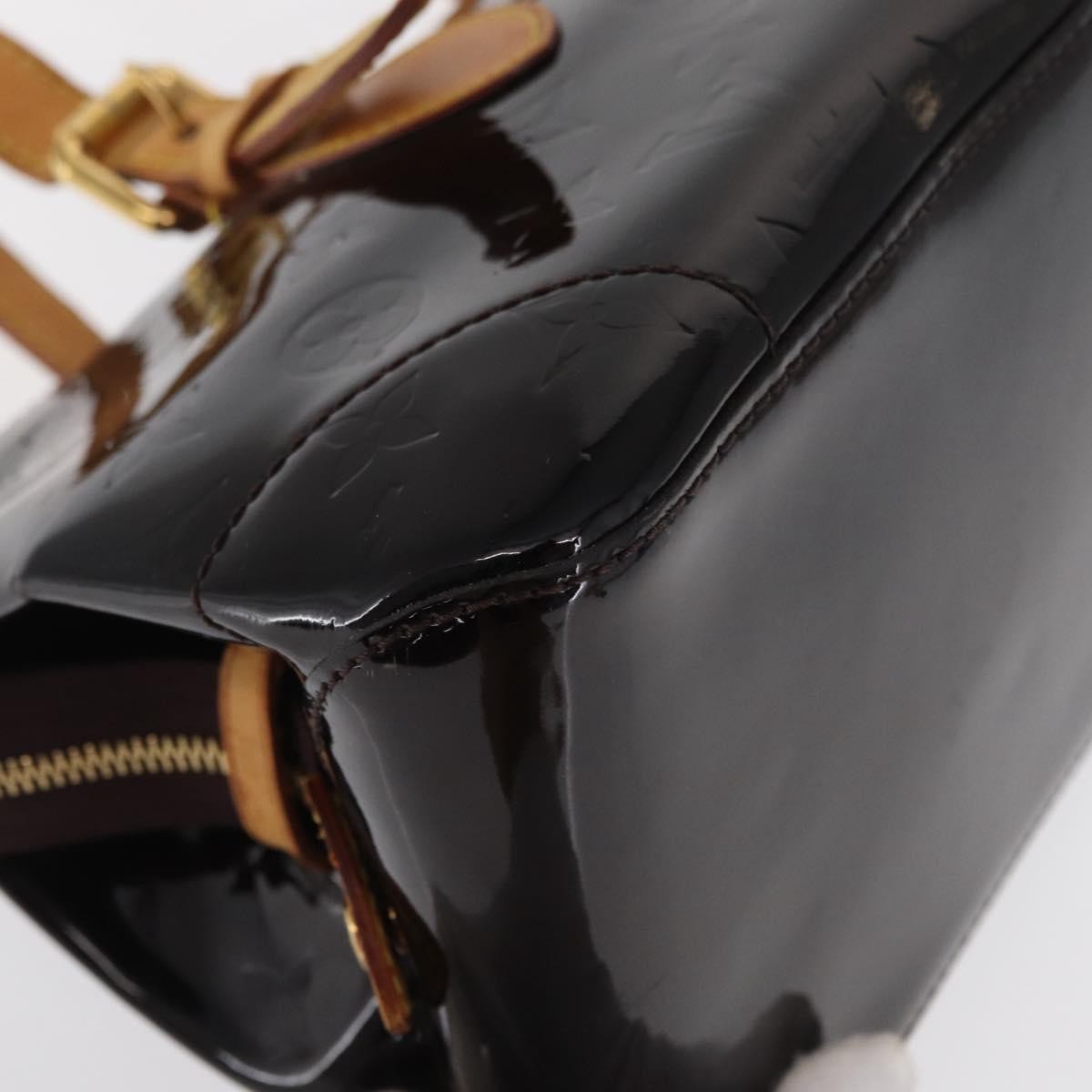 Louis Vuitton Rosewood Avenue Handbag Monogram Vernis, BURGUNDY, PATENT_LEATHER, Handbag