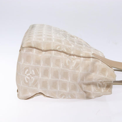 Chanel Travel Line Tote Nylon, BEIGE, NYLON, Tote bag