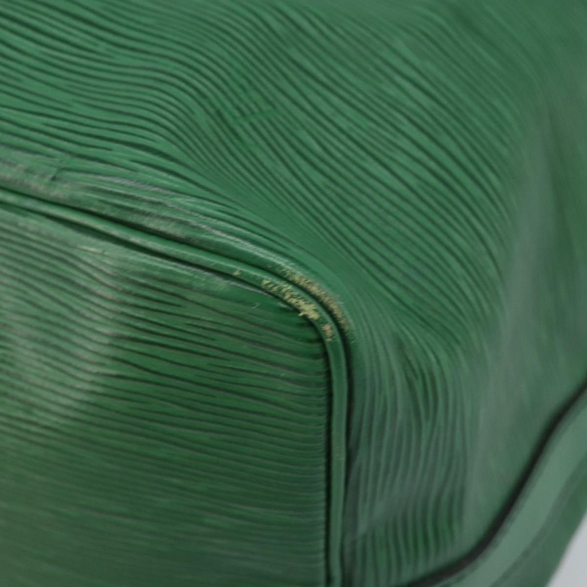 Louis Vuitton Petit Noe Handbag Epi Leather, Green, Leather, Shoulder Bag