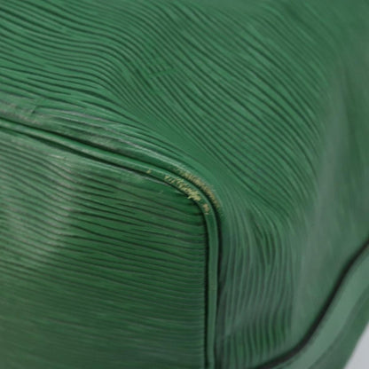 Louis Vuitton Petit Noe Handbag Epi Leather, Green, Leather, Shoulder Bag
