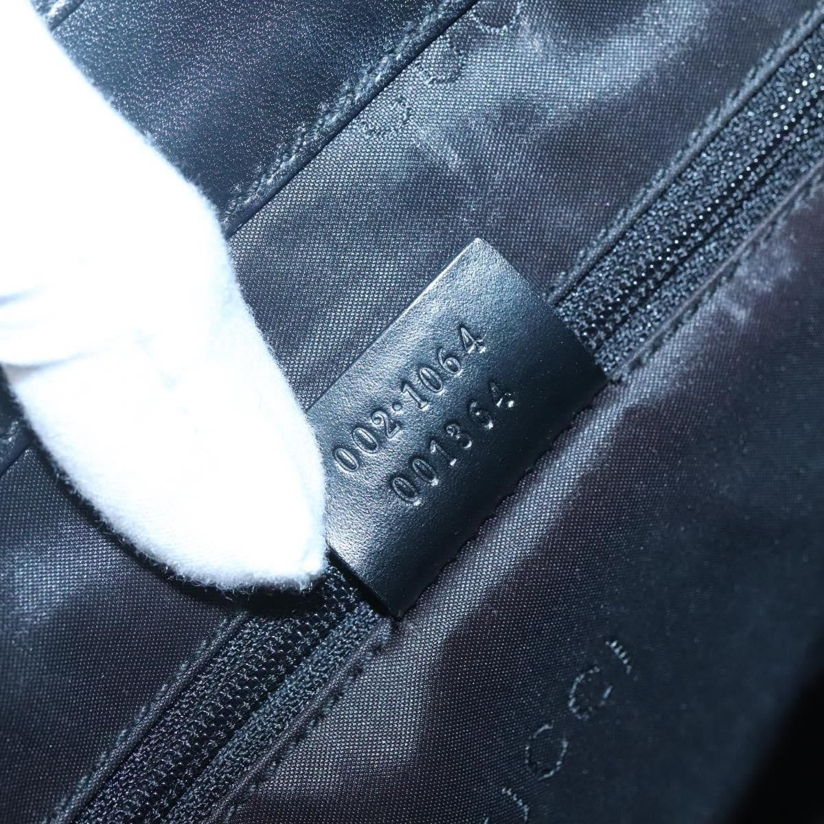 "Gucci Vintage Jackie Tote Canvas, Leather", BLACK, CANVAS, Tote bag