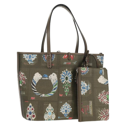Bvlgari Tote bag Leather, Gray, Leather, Tote Bag